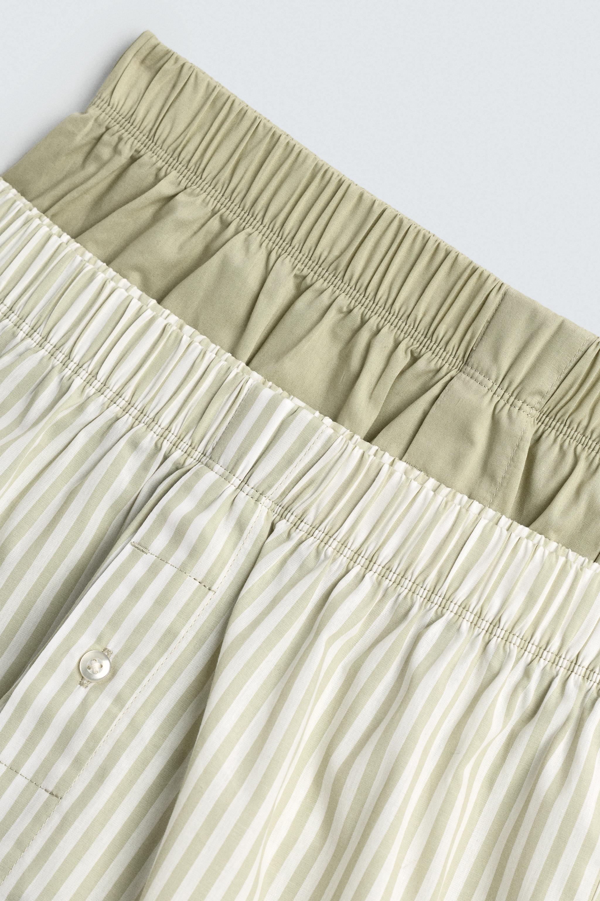 2-PACK ASSORTED POPLIN BOXERS